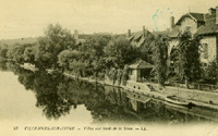 Villas du bord de Seine, vues du pont