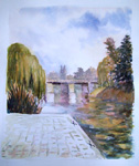Le pont vu du port