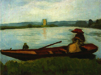 La Barque à Villennes-sur-Seine