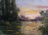 Coucher de soleil sur la Seine