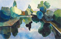 Vue de Villennes sur la Seine