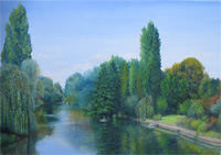 La seine, en aval du pont