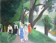 Les beaux dimanches / (bord de la Seine près de Migneaux)