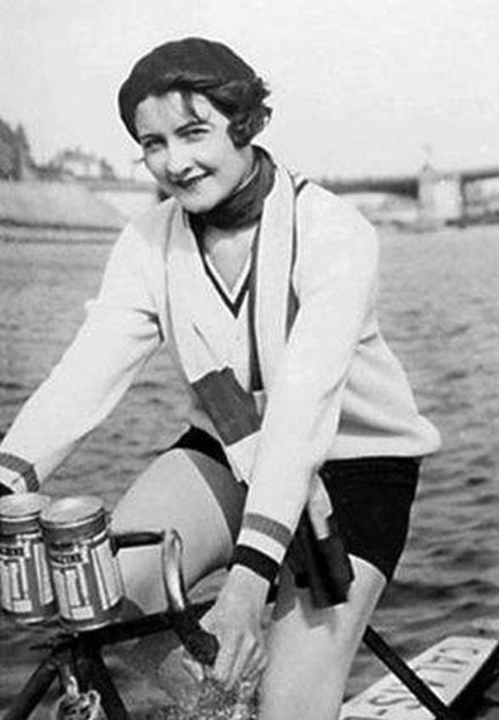 Aimée Pfanner à l'entrainement