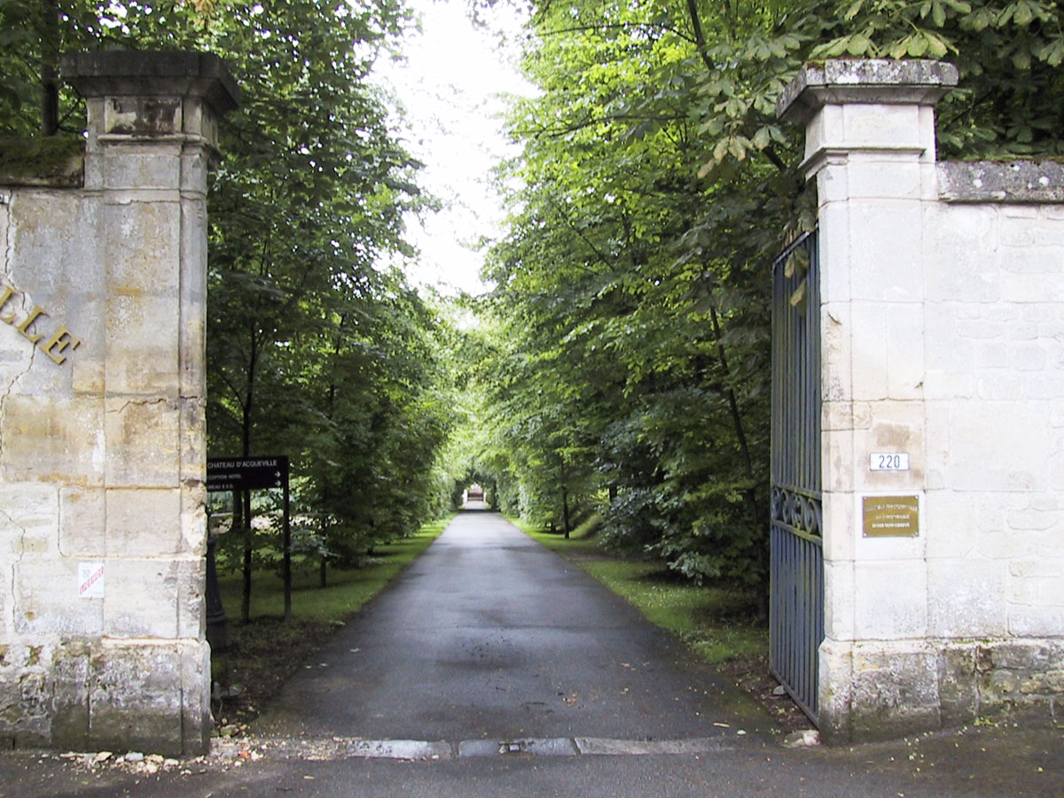 Entrée du parc restauré