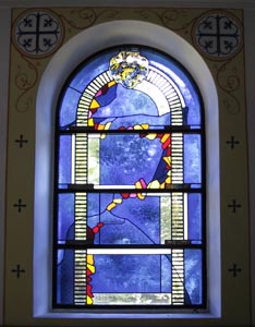 Vitrail blason Edler von Graeve