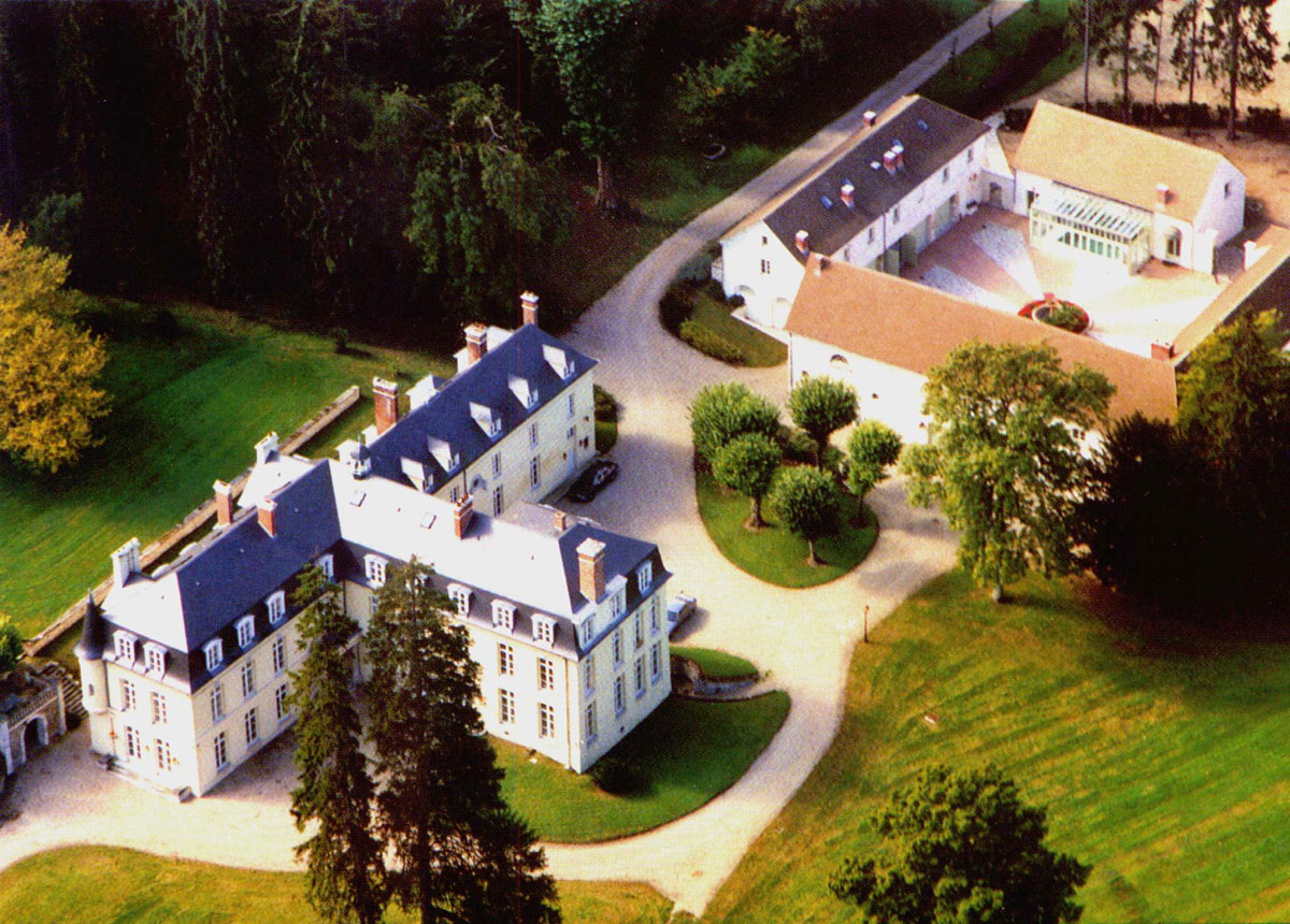 Vue aérienne du Domaine d'Acqueville
