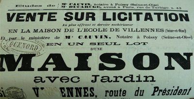 Vente sur licitation Bon Accueil