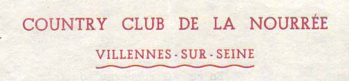 En-tête Country-Club de la Nourrée.