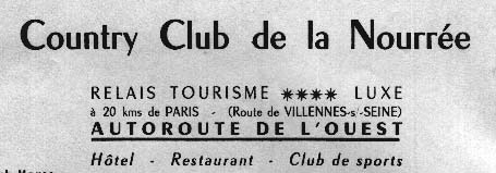 En-tête Country-Club de la Nourrée.