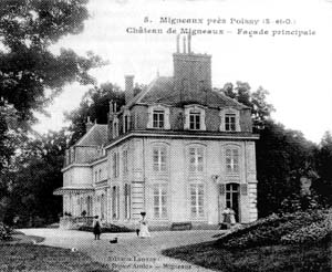 Château de Migneaux en 1914