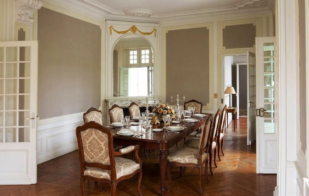 Salle à manger de la villa La Clairière