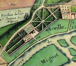 Le domaine d'Acville en 1786