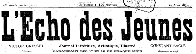 Article de L'Echo des Jeunes sur une ascension en ballon.