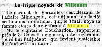Suite de l'affaire dans Le Figaro du 30 mai 1917