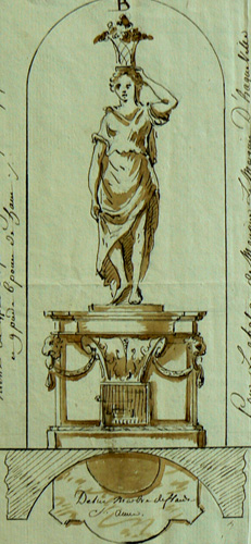 Esquisse du poêle B