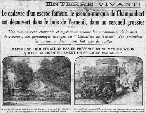 Article du Matin du 5 octobre 1929