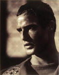 Portrait de Marlon Brando.