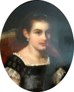 Portrait de Marie Henriette Paradis jeune