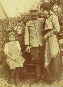 Marie Henriette Paradis avec son troisième mari, Jules Aubert