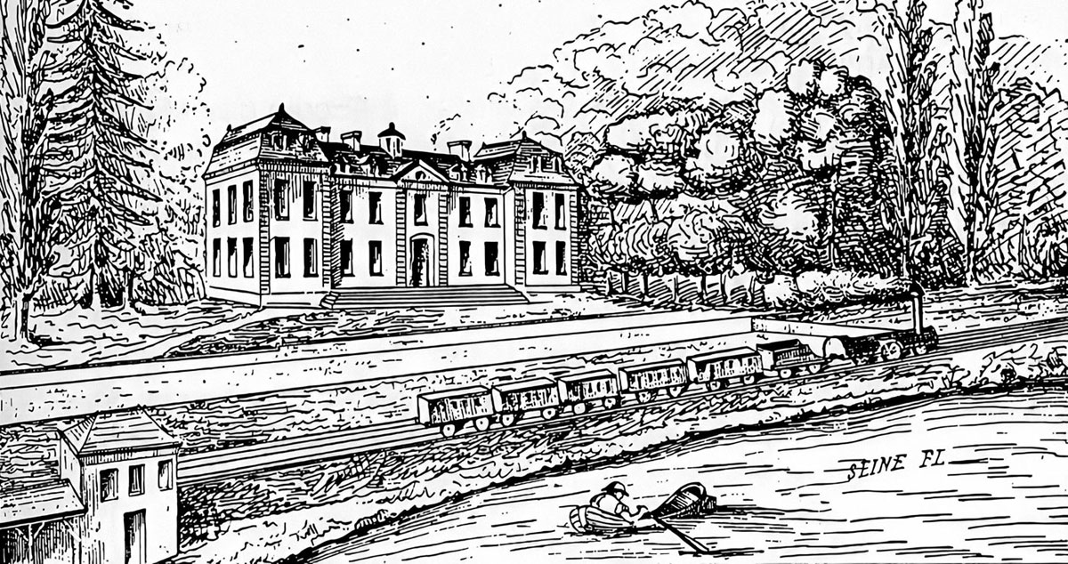 Château de Migneaux en 1851