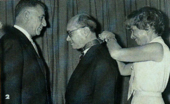 Pierre Lazareff et Marcel Bleustein-Blanchet.