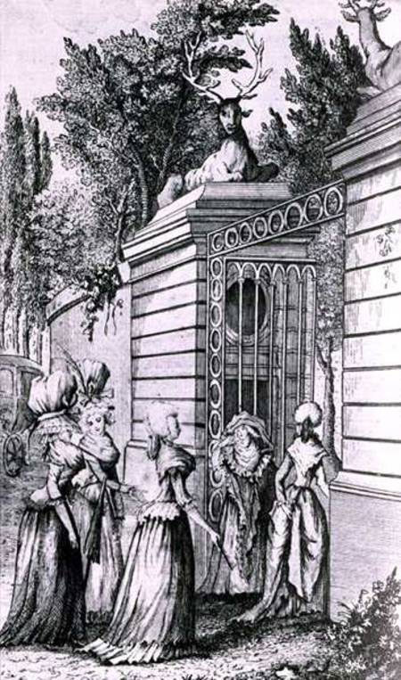L'entrée du Parc aux cerfs
