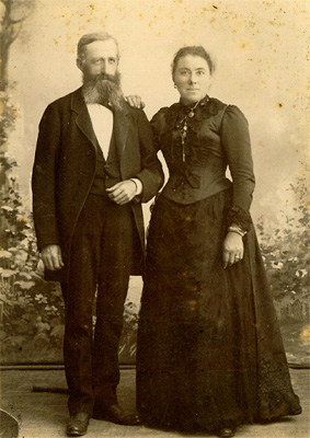 Portrait d'Eugène et Appoline Parvery.