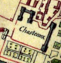 Plan du château en 1786