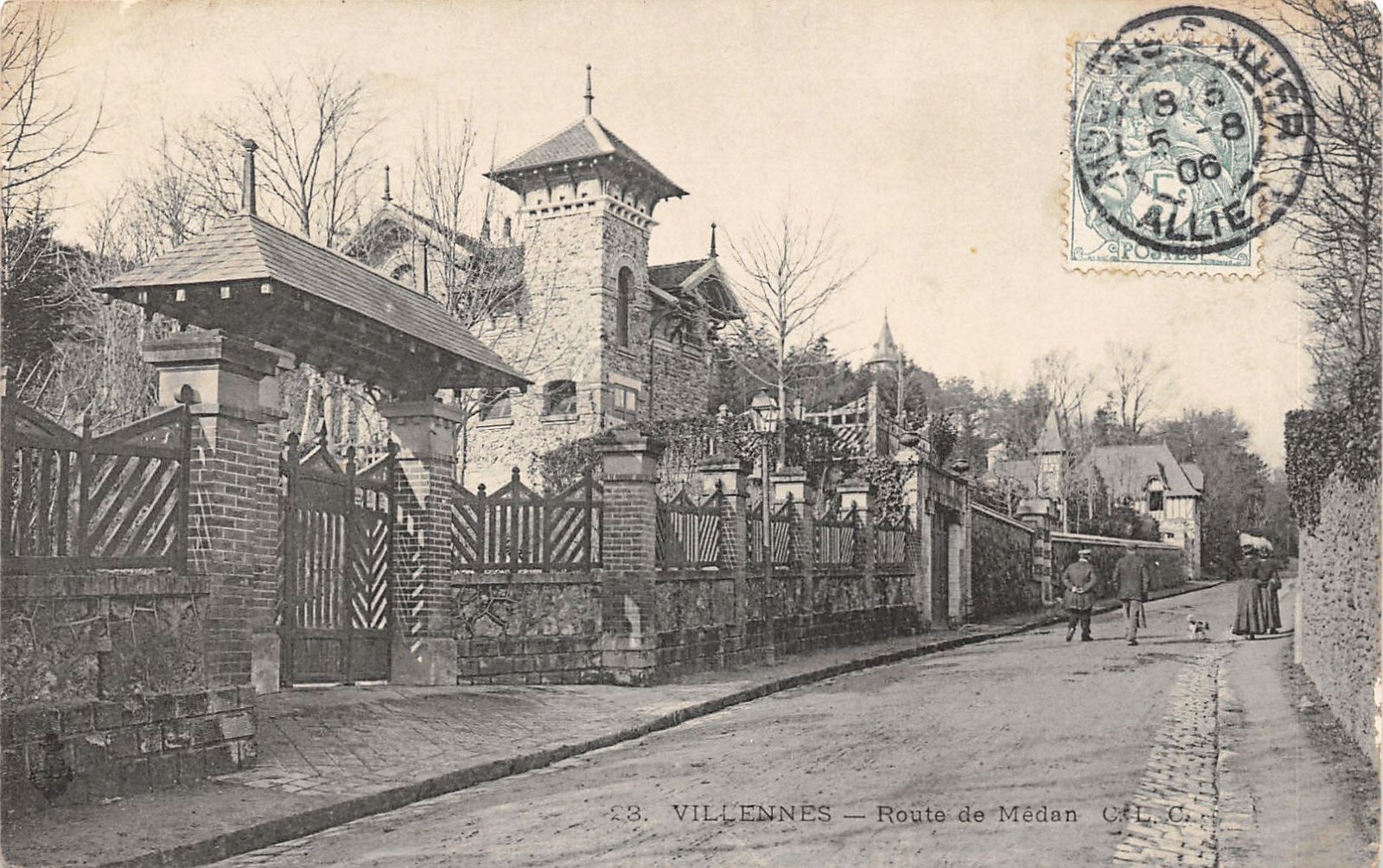 Villas route de Médan 1908