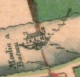 Dessin du moulin bateau de Mignaux.