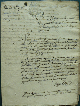 Document du serment du geôlier, page 1