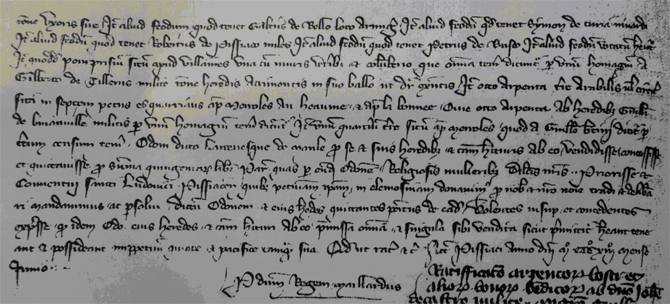 Document de vente de 1313, deuxième partie.