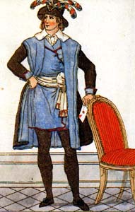 Habit d'un administrateur de département sous le Directoire.