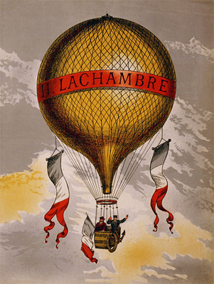 Aérostat de l'époque.