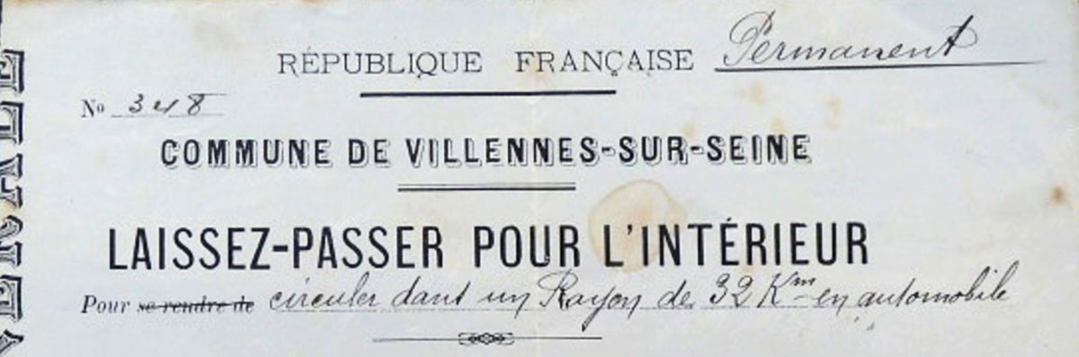 Bandeau de la Première Guerre Mondiale