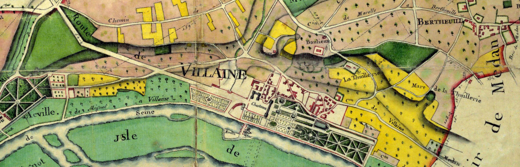 Bandeau décoratif pour l'année 1800
