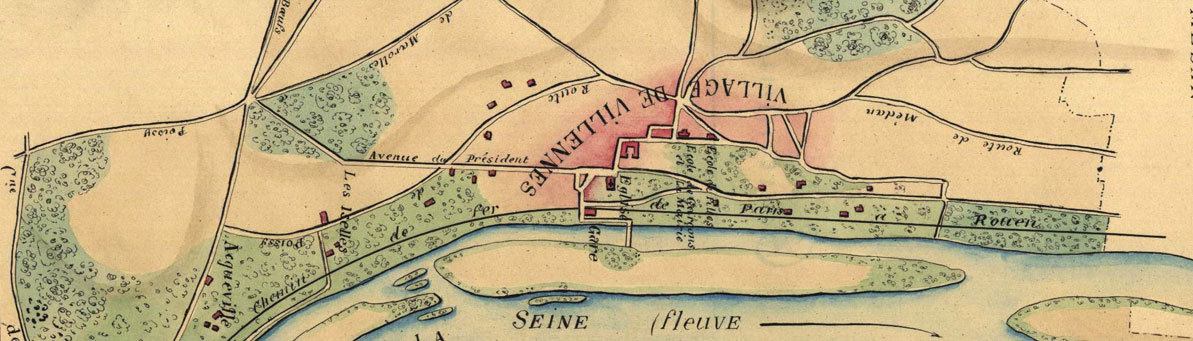 Bandeau décoratif de l'année 1900