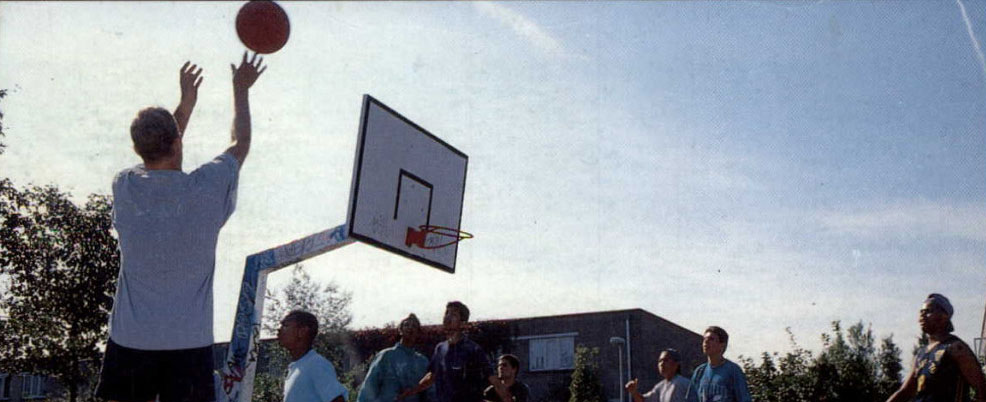 Bandeau décoratif sur le thème du basket-ball