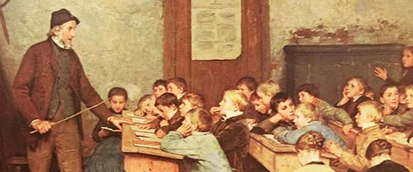 Bandeau décoratif sur le thème de l'école
