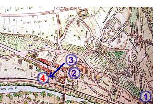 Plan montrant le 'vrai-beau' terrain.