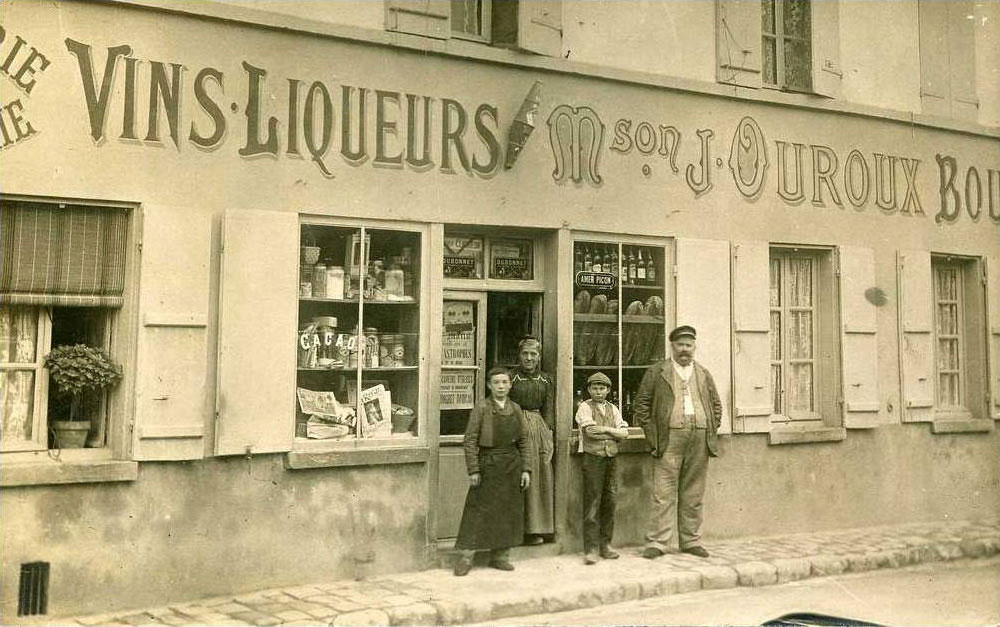 En-tête de la boulangerie Ouroux.