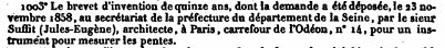 Brevet Jules Suffit