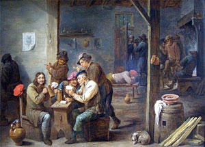 Illustration d'un cabaret
