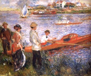 Les Canotiers à Chatou par Renoir