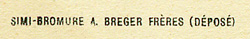 Logo de procédé d'impression Bromure.