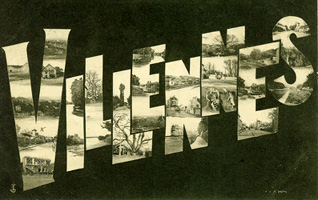 Carte postale souvenir multi-vues de Villennes.