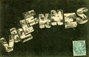 Carte postale souvenir multi-vues de Villennes.