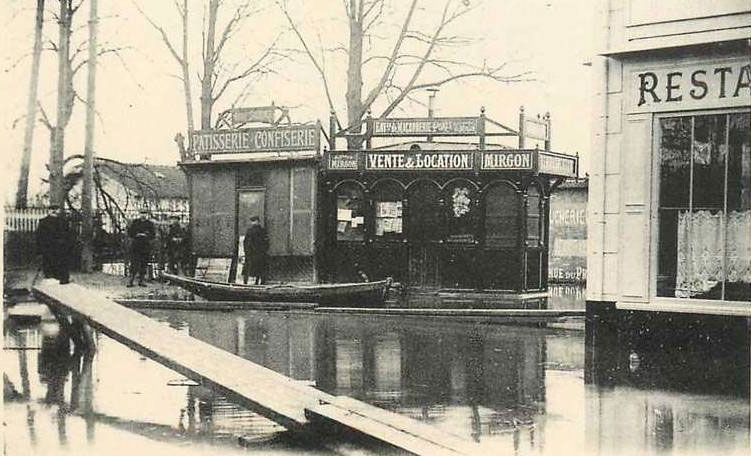 Crue de la Seine en 1910
