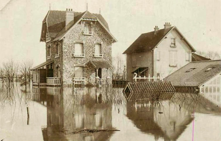 Villas inondées.